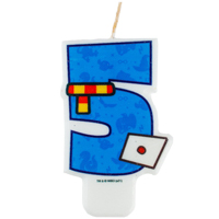 Свеча -цифра 5 Гарри Поттер Чиби 7см