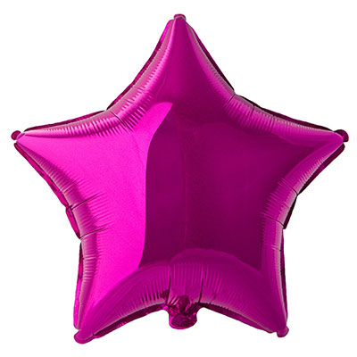 Шарики из фольги Шарик 23см звезда Purple