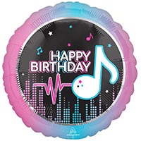 Шар 45см Happy Birthday Блогер Party