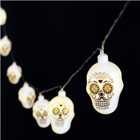 Гирлянда светод Череп День мертвых200смG