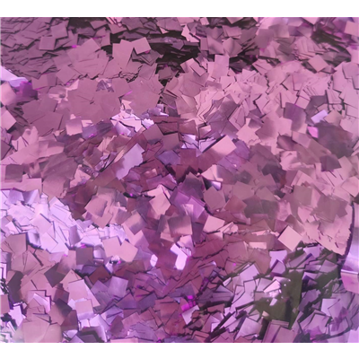 Конфетти Светл-Розовое фольг 6х6мм 100гр