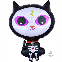 Шар фигура HWN Котенок-Скелет