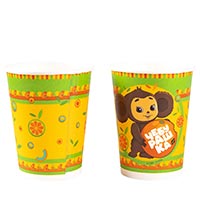 Стаканы Чебурашка, 6шт
