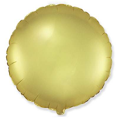 Шарик Круг 45см Сатин Gold