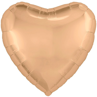 Р Б/РИС СЕРДЦЕ 30" Персиковый пух
