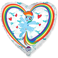 Шарик 45см Пони в облаках