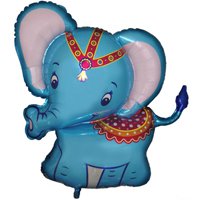 Шар фигура Слоник голубой