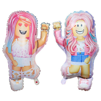 Шар фигура Блоки Персонаж Девочка 2ст