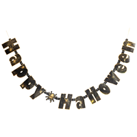 Гирлянда-буквы Happy Halloween 220см