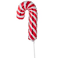 Шар Мини фигура Леденец красно-белый