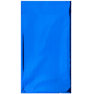 Скатерти Скатерть блестящая синяя 130х180см