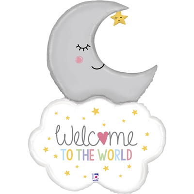 Шар фигура Welcome to the world Месяц