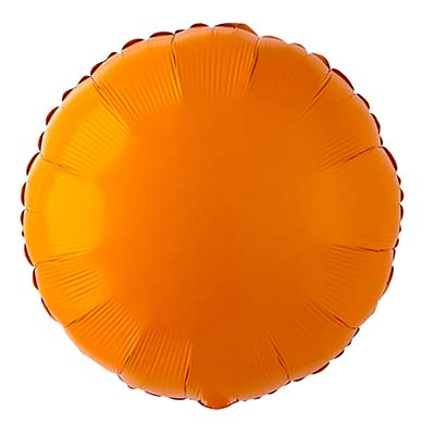 Оранжевая Шар Круг 45см Пастель Matte Orange 1204-1363