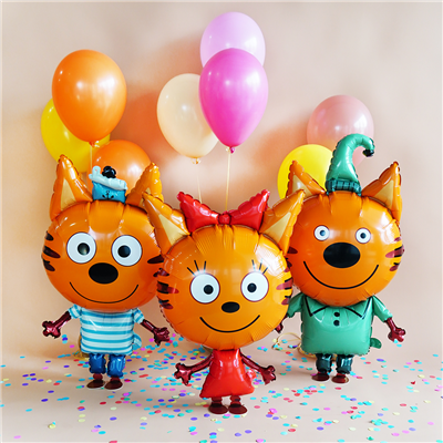 Шар ходячий Три кота Карамелька