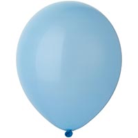 Шары 30см пастель голубые Весёлая Затея