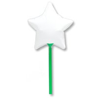 Шар для фотопечати ЗВЕЗДА 28см, палочке
