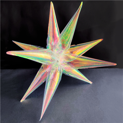 Перламутровая Шар 3D ЗВЕЗДА 65см Составная Pearl 1209-0518