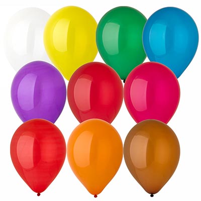 Шары Эвертс 36см Кристалл ассорти