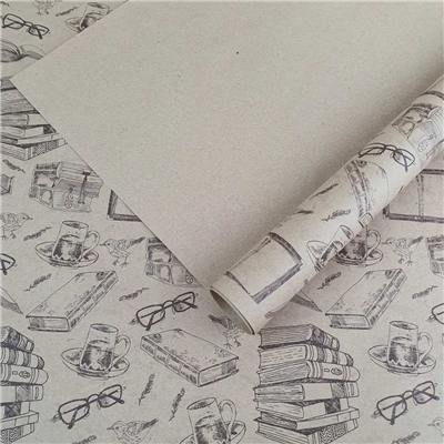 Бумага упак Крафт Книги 67х99см