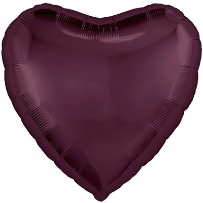 Р Б/РИС СЕРДЦЕ 30" Темная вишня