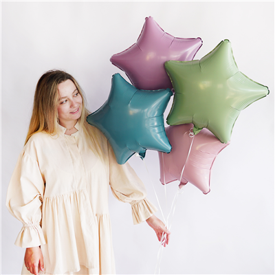 Р Б/РИС ЗВЕЗДА 18" Пыльная роза