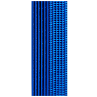 Трубочки блестящие синие, 12 штук