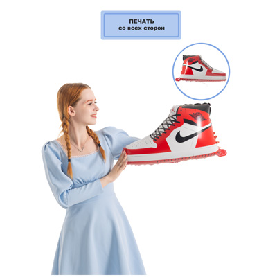 К ФИГУРА Кеды красно-белые