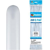 Шары белые Qualatex ШДМ 260 White