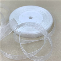 Лента органза 25ммх45м белая