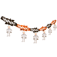 Гирлянда бумажная HWN Скелеты подвесные