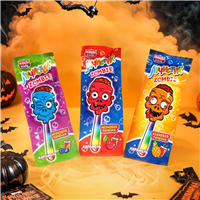 Карамель светящ палочка Череп Зомби 10г