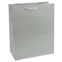 Пакет бум подар Элегант серебро 26х32см