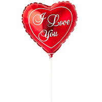 Шарик 23см I Love You Сердца