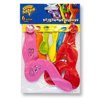 Шарики фигурные ассорти №2, 6шт