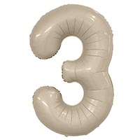 Р ЦИФРА 3  40" Сатин Cream