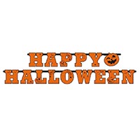 Гирлянда Happy Halloween Тыква 160см