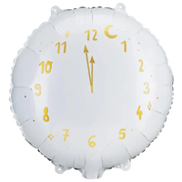 ПД 18" Часы новогодние White