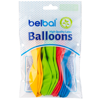 Шарики 32см ассорти Тропическое 12шт