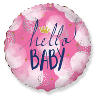 Шарик 45см HELLO BABY Малышка