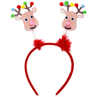 Ободок-антенки Олень Рождественский