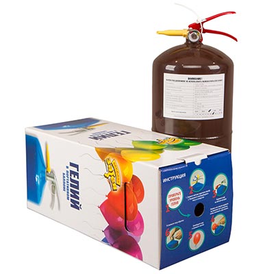 Гелий в портативном баллоне, Россия