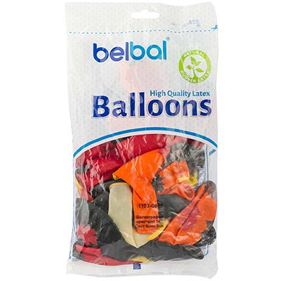 Шары 36см с круговым рисунком Лист Клена