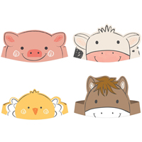 Украшение на голову Ферма 8шт