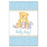 Скатерть Медвежонок Мальчик, 1,4х2,6 м