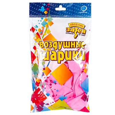 Шары 13см пастель розовые