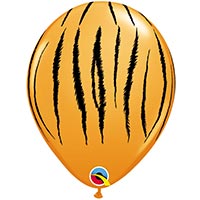 Шары 28см Полоски тигр Orange