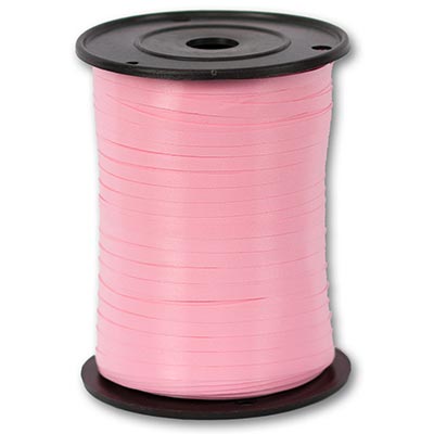 Лента для шаров Лента 5ммХ460м розовая светлая