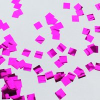 Конфетти Розовое Фуксия фол 6х6мм 100гр