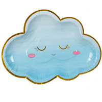 Тарелки Детские Грезы Облако голубое 6шт