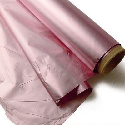 Полисилк металлик розовый 1мх20м